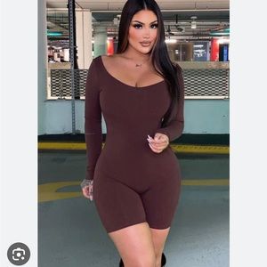 Fashion Nova Daisy Snatched Romper